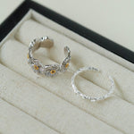 Small Daisy Adjustable Ring Sets (Not Sold Individually) - floysun