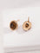 Smooth Oval Gemstone Stud Earrings - floysun