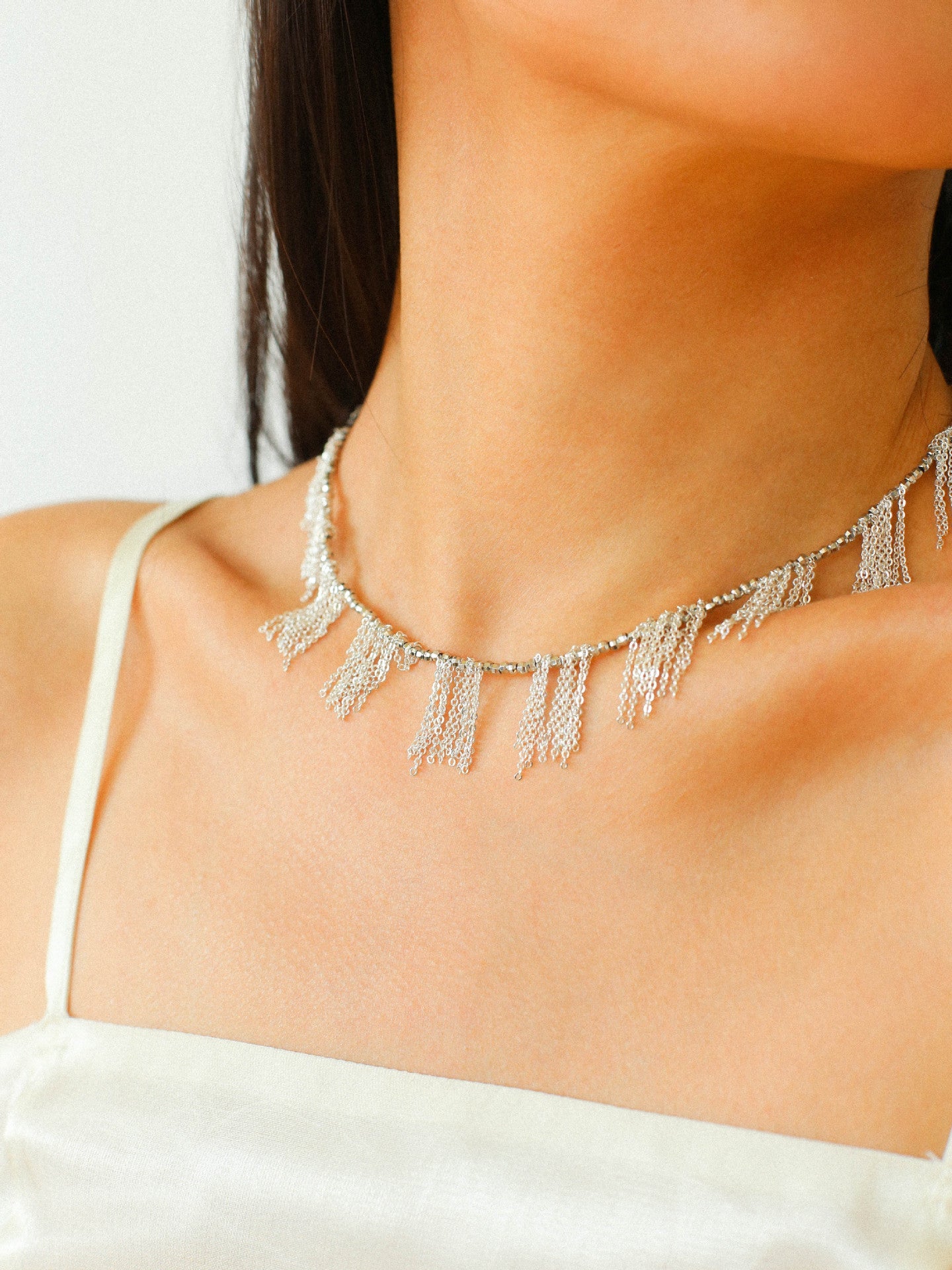 Sparkling Disco Tassel Necklace - floysun