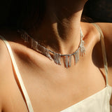 Sparkling Disco Tassel Necklace - floysun