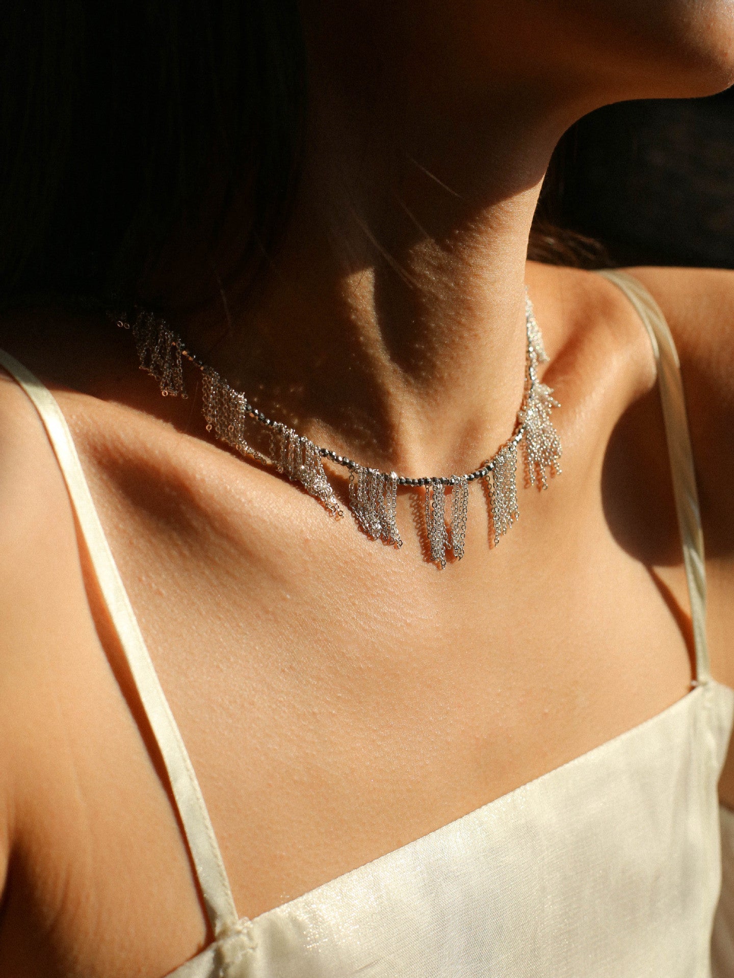 Sparkling Disco Tassel Necklace - floysun