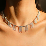 Sparkling Disco Tassel Necklace - floysun