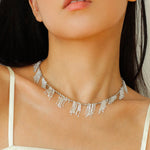 Sparkling Disco Tassel Necklace - floysun