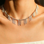 Sparkling Disco Tassel Necklace - floysun