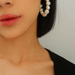 Special Shaped Baroque Pearl Earrings - floysun