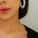 Special Shaped Baroque Pearl Earrings - floysun