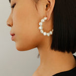 Special Shaped Baroque Pearl Earrings - floysun