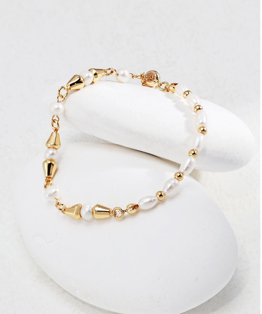 Spliced Irregular Pearl Bracelet - floysun