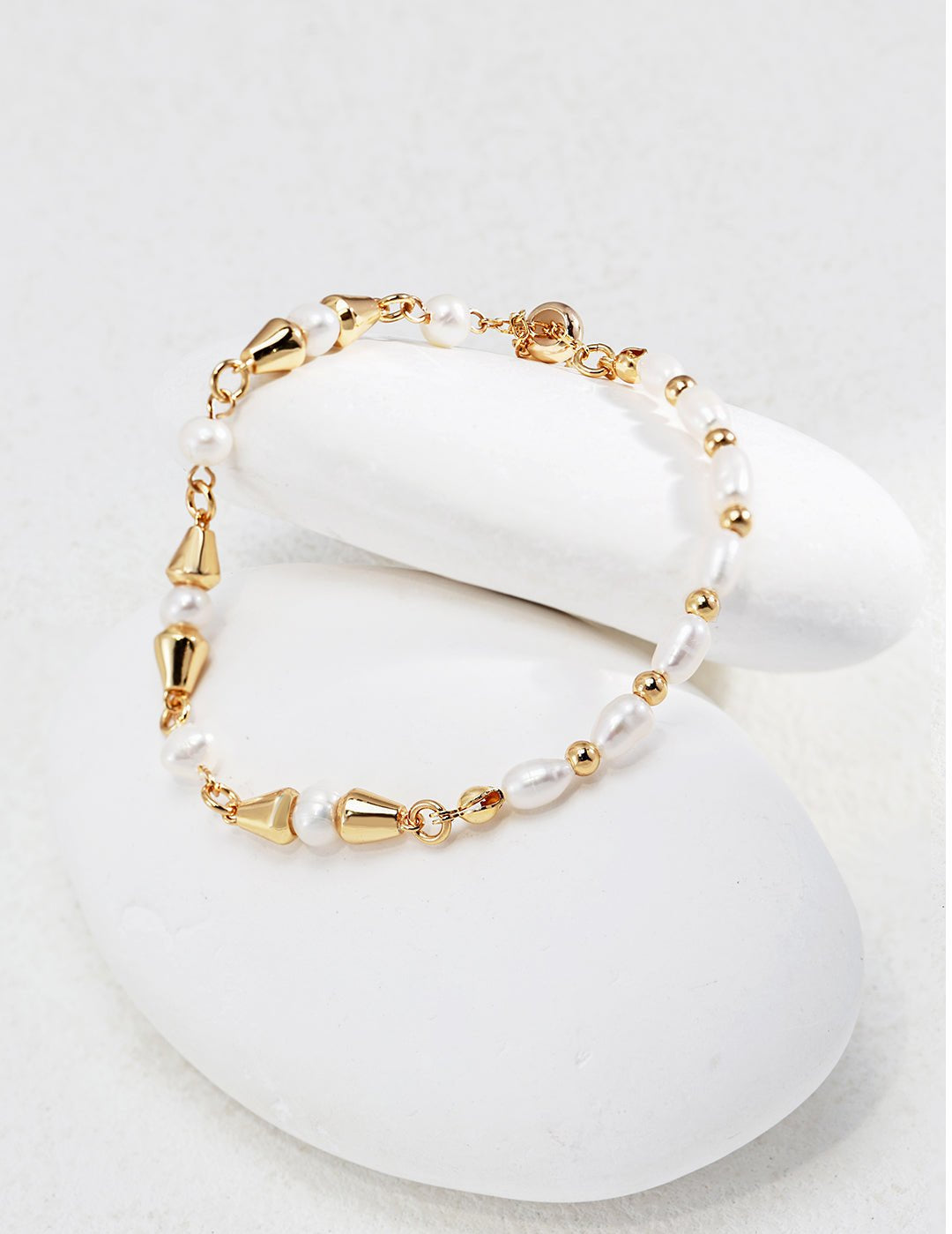 Spliced Irregular Pearl Bracelet - floysun