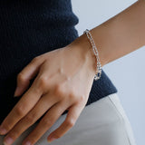 Square Cut Chain Bracelet Gold Silver - floysun