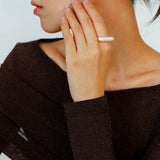 Stackable Long Baroque Pipa Pearl Ring - floysun