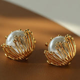 Stamen Baroque Pearls Earrings - floysun