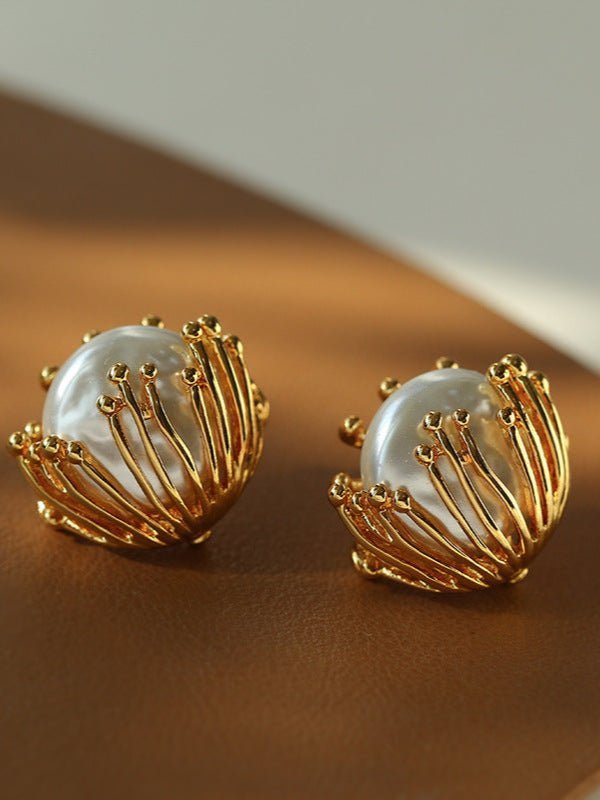 Stamen Baroque Pearls Earrings - floysun