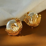 Stamen Baroque Pearls Earrings - floysun