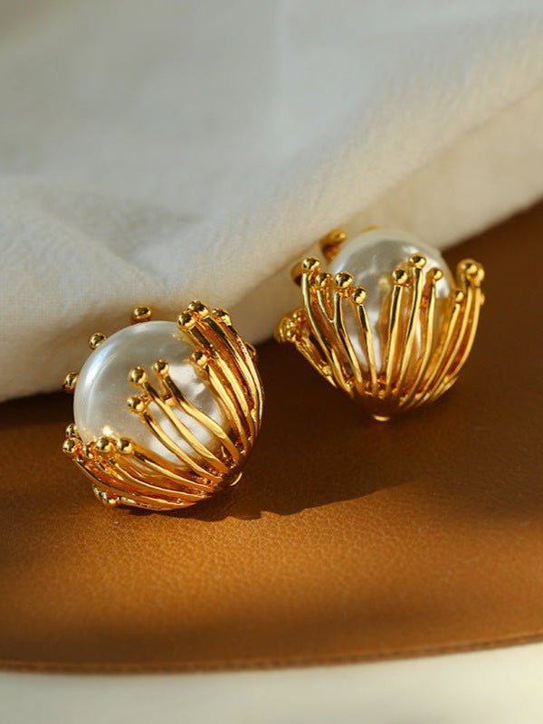 Stamen Baroque Pearls Earrings - floysun