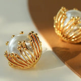 Stamen Baroque Pearls Earrings - floysun