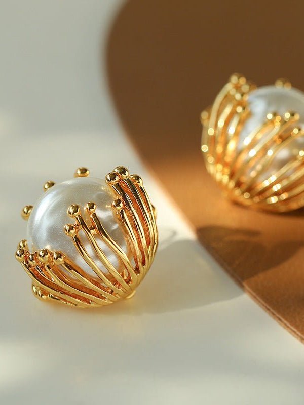 Stamen Baroque Pearls Earrings - floysun