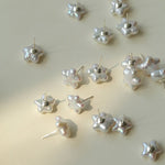 Starlit Night Pearl Stud Earrings - floysun