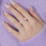 Starry Series Adjustable Soft Chain Ring - floysun