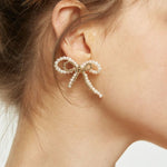 Starry Series Bow Stud Earrings - floysun