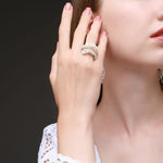 Starry Series Multi - Layered Gold Bead Ring - floysun