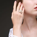 Starry Series Multi - Layered Gold Bead Ring - floysun