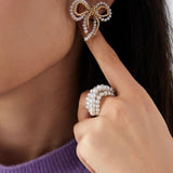 Starry Series Multi - Layered Gold Bead Ring - floysun