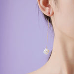 Starry Series Single Cluster Floral Ear Thread - floysun