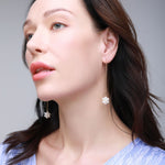 Starry Series Single Cluster Floral Ear Thread - floysun