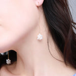 Starry Series Single Cluster Floral Ear Thread - floysun