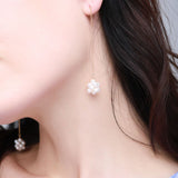 Starry Series Single Cluster Floral Ear Thread - floysun