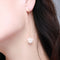 Starry Series Single Cluster Pearl Floral Ear Thread - floysun