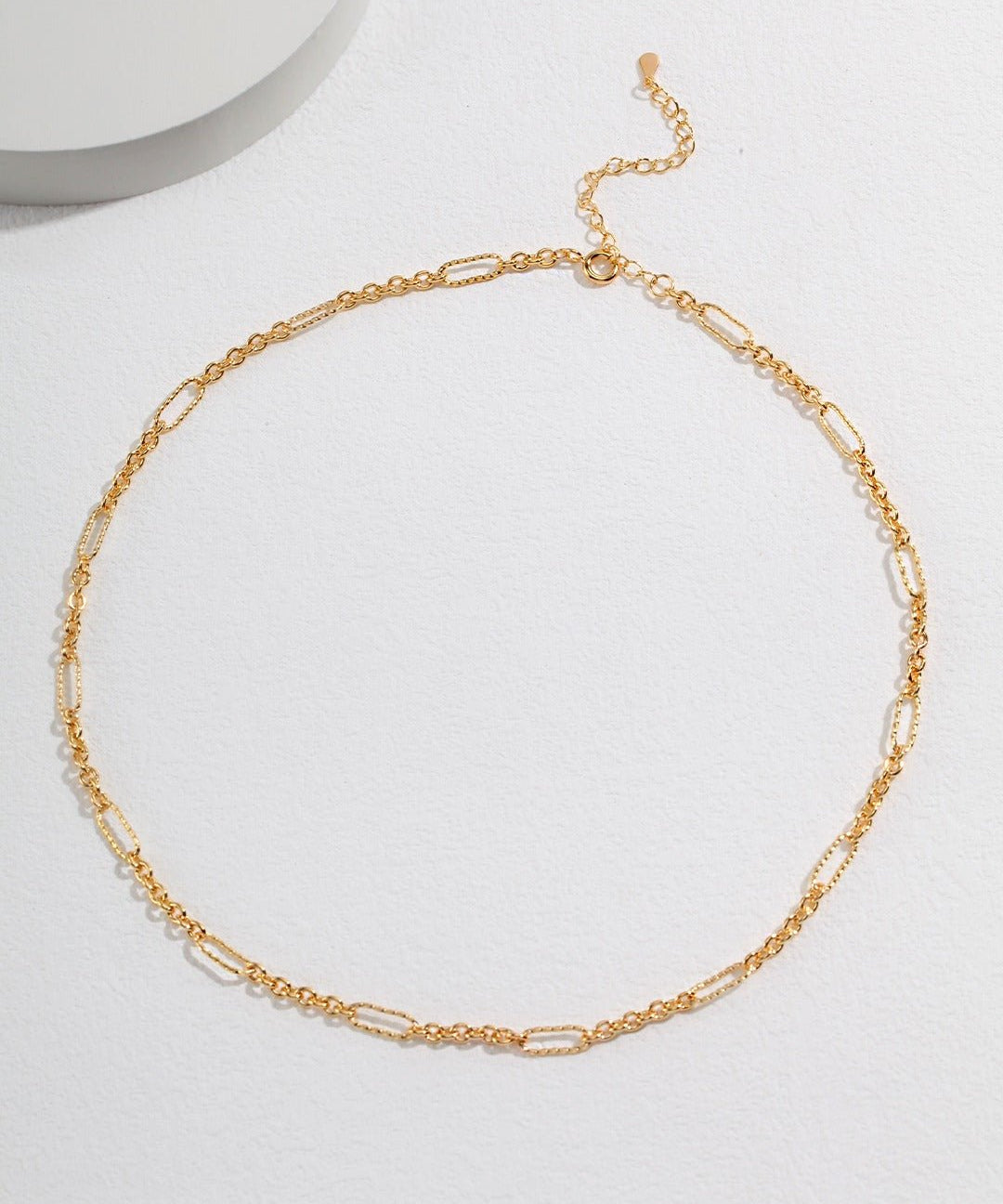 Sterling Silver Basic Chain Necklace - floysun