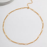 Sterling Silver Basic Chain Necklace - floysun