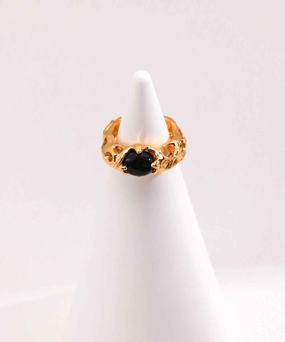 Sterling Silver Black Onyx Ring - floysun