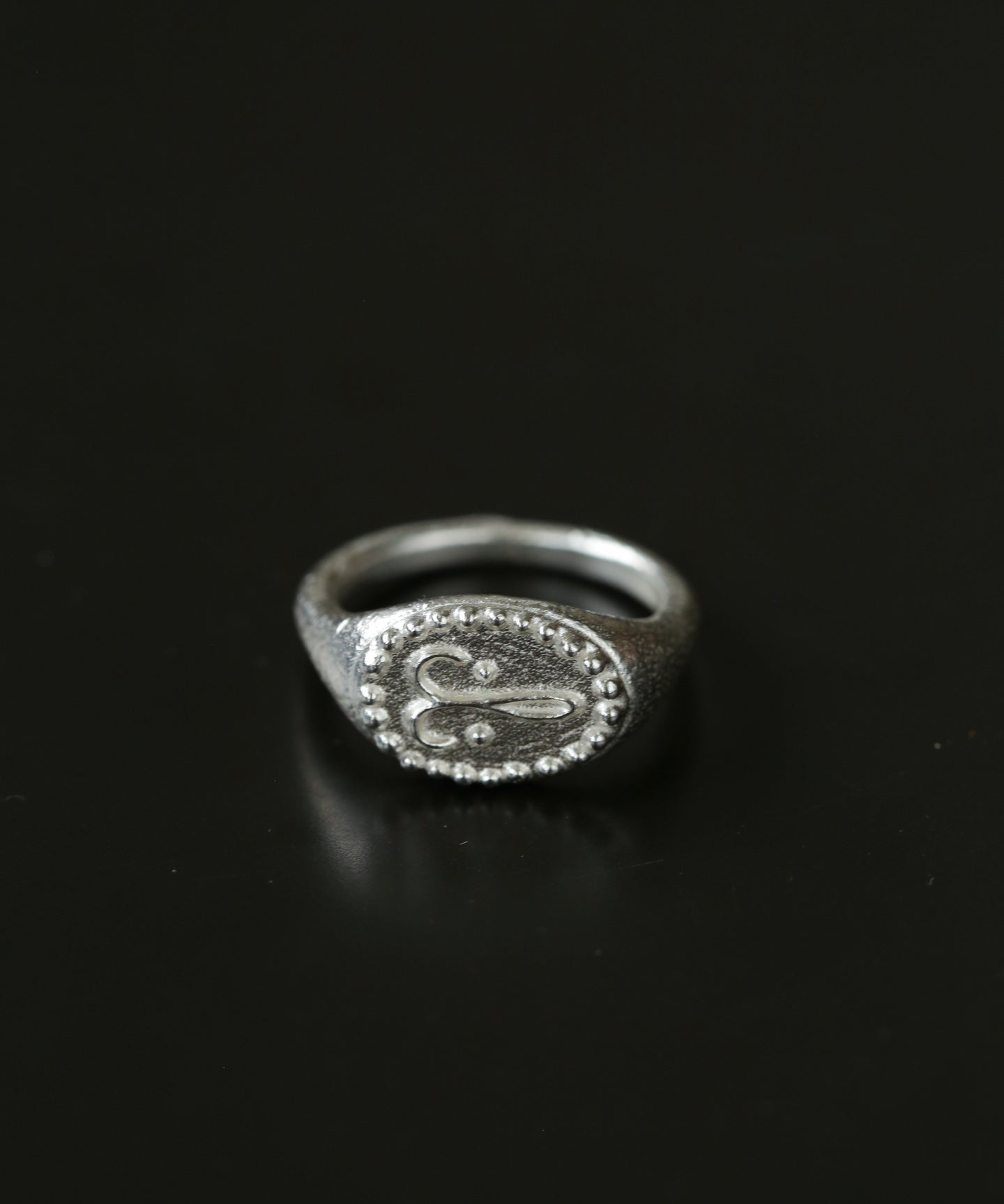 Sterling Silver Face Stamp Ring - floysun