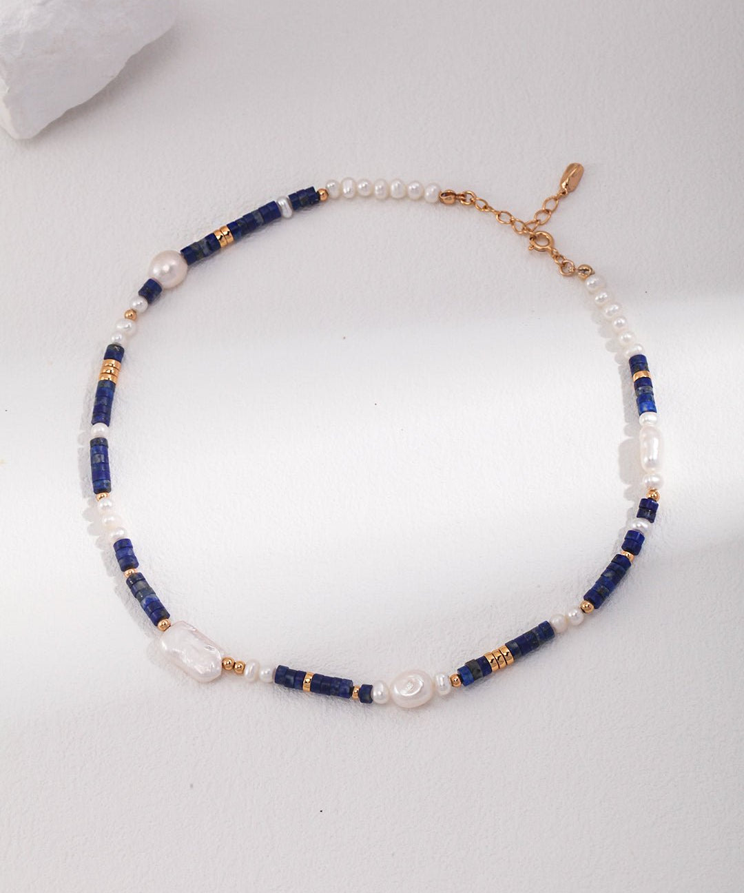 Sterling Silver Lapis Lazuli Pearl Necklaces - floysun