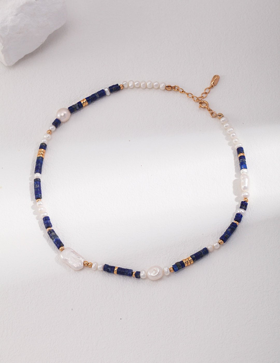 Sterling Silver Lapis Lazuli Pearl Necklaces - floysun