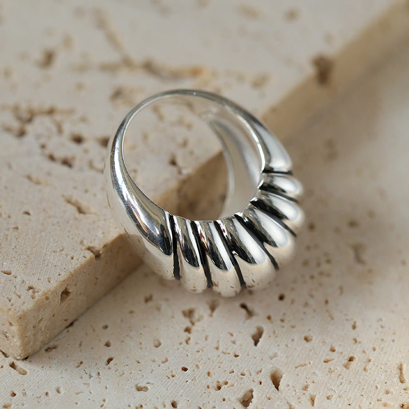 Sterling Silver Scallop Ring - floysun