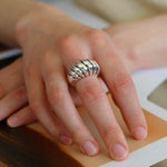 Sterling Silver Scallop Ring - floysun