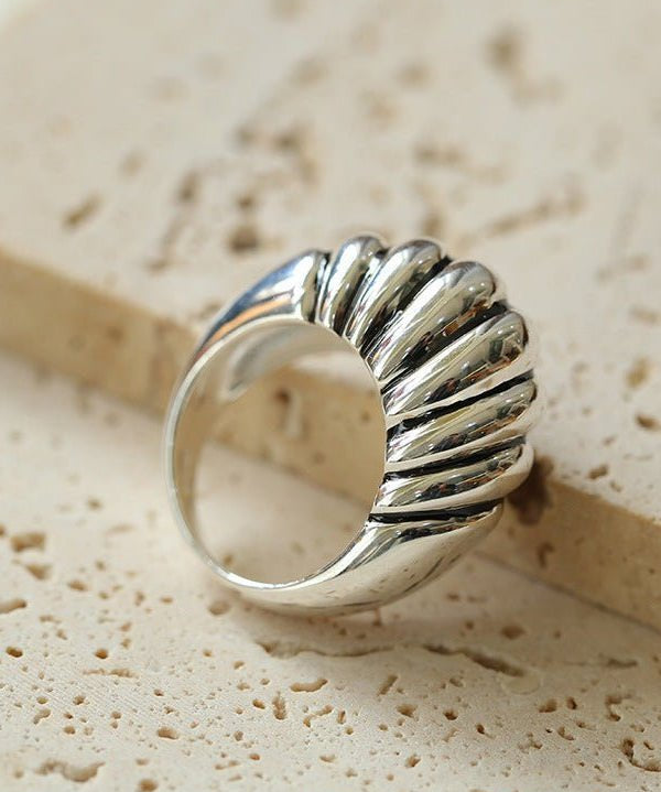 Sterling Silver Scallop Ring - floysun