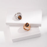 Sterling Silver Tiger Eye Ring - floysun