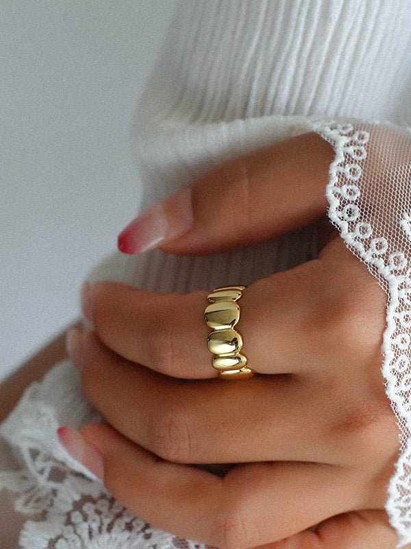 Sterling Sliver Lace Ring - floysun