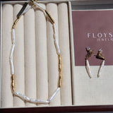 Streamer Toothpick Baroque Pearl Necklace - floysun