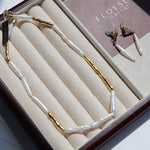 Streamer Toothpick Baroque Pearl Necklace - floysun