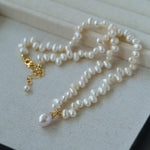 Stylish Classic Staggered Pearl Pendant Necklace - floysun