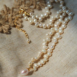 Stylish Classic Staggered Pearl Pendant Necklace - floysun