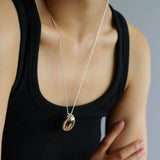 Stylish Large Water Drop Pendant Necklace - floysun