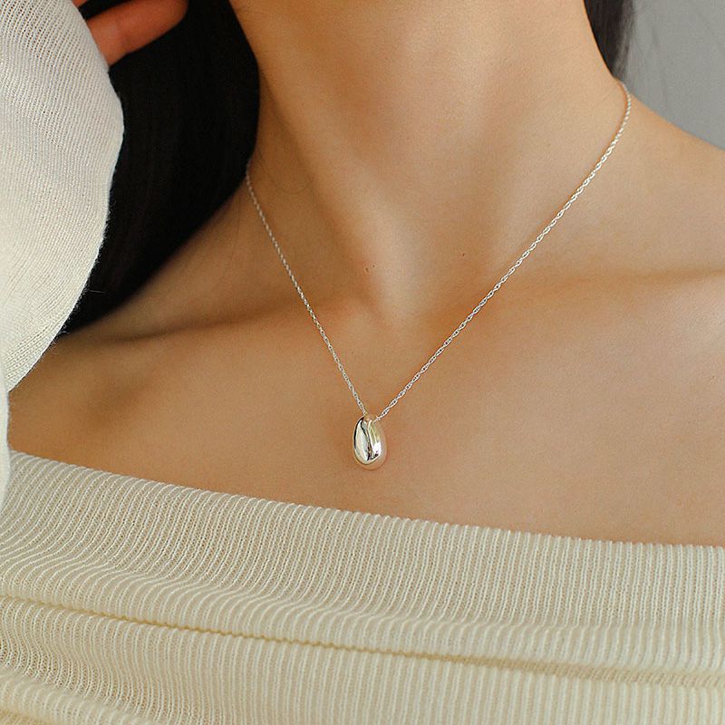 Stylish Large Water Drop Pendant Necklace - floysun