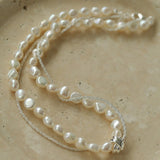 Stylishly Designed Chain Entanglement Pearl Necklace - Pearl - floysun